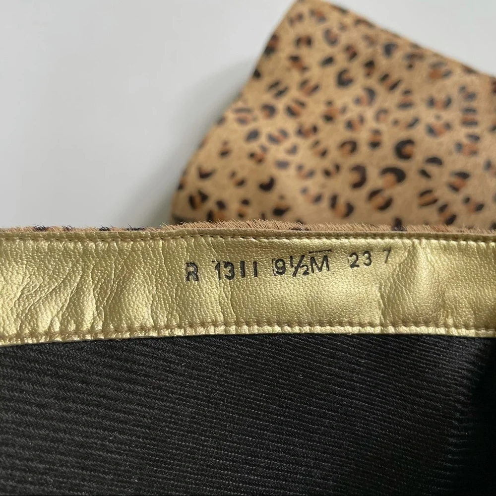 Bernardo Calf Hair Leopard Print Stiletto Boots - Picture 12 of 15